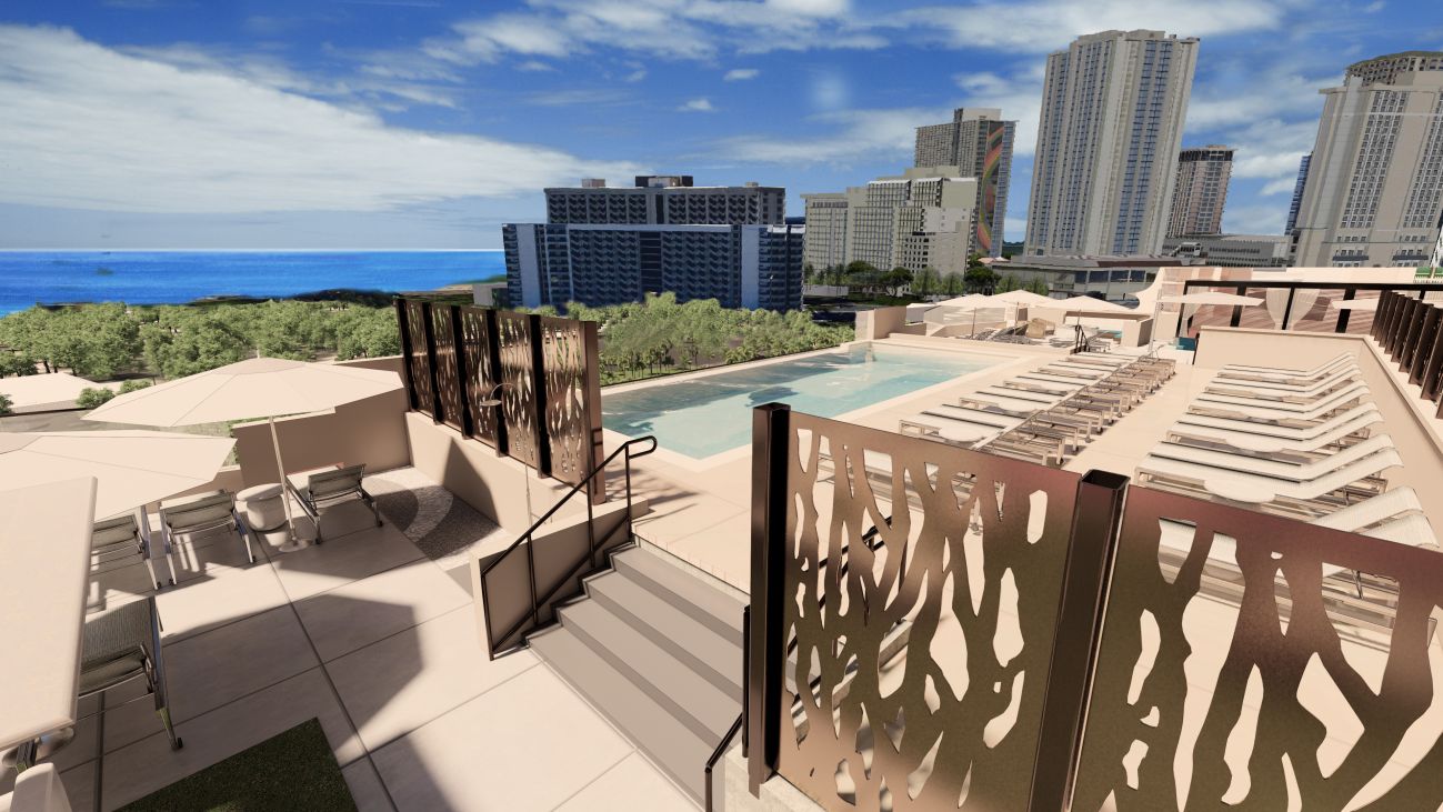 Rooftop Pool (Developer's conceptual rendering)